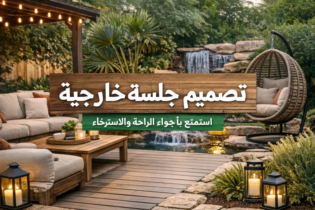 تصميم جلسة خارجية